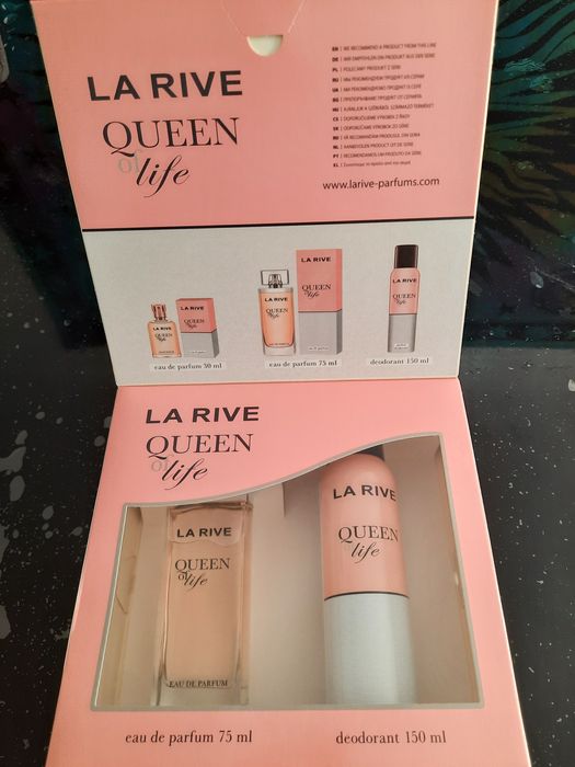 Perfume e desodorizante em caixa embalagem para homem e para mulher