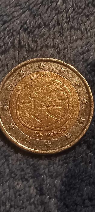 Moeda 2 euros. Rara