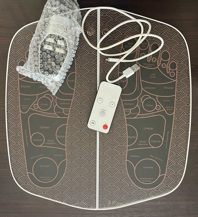 Masażer do stóp 8 trybów, składany  na pilota