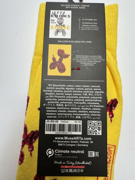 Nowe skarpetki Musearta 40-46 meskie dzielo sztuki artsox