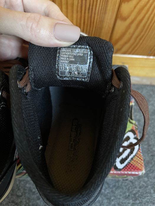 Ботинки хайтопы кеды Skechers