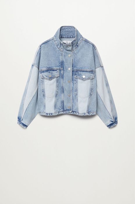 Mango Cindy kurtka jeansowa oversize