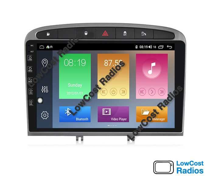 Auto Rádio GPS Android Peugeot 308 e 408 de 2007 a 2016 - Wifi, BT | CARPLAY • ANDROID AUTO