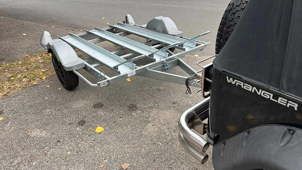 Przyczepka Stedele 750kg Platforma na 3 Motocykle  Ubezpieczona