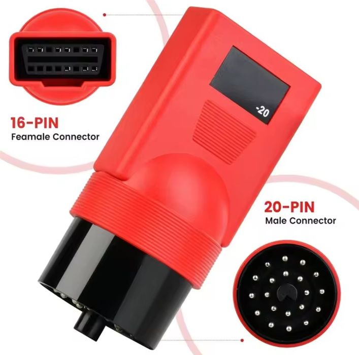 Adaptador OBD2 BMW 20 Pinos para 16 Pinos