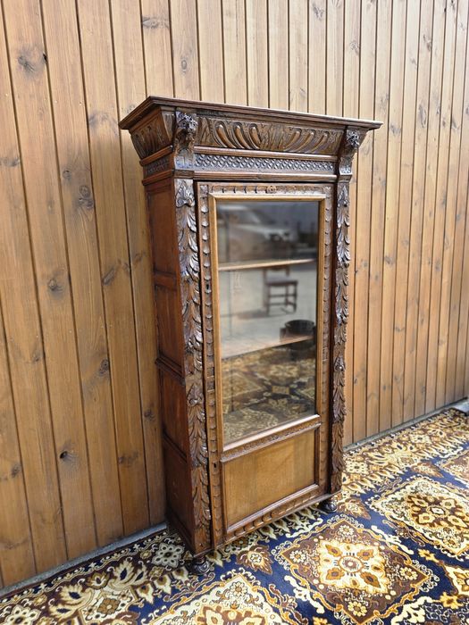 Mała witryna biblioteczka eklektyczna  #1786 Stylowy Węgrów