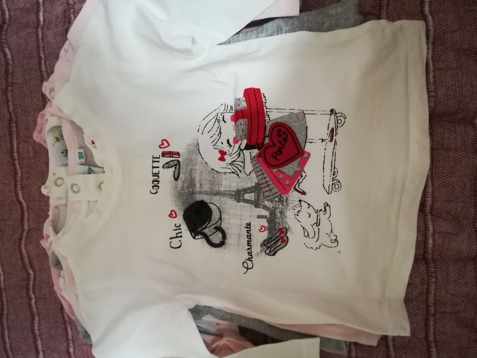 Blusas menina 6m 9m 12m