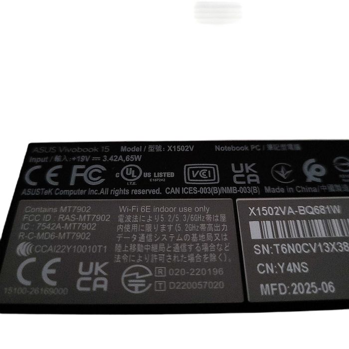 Laptop Asus Vivobook X1502V