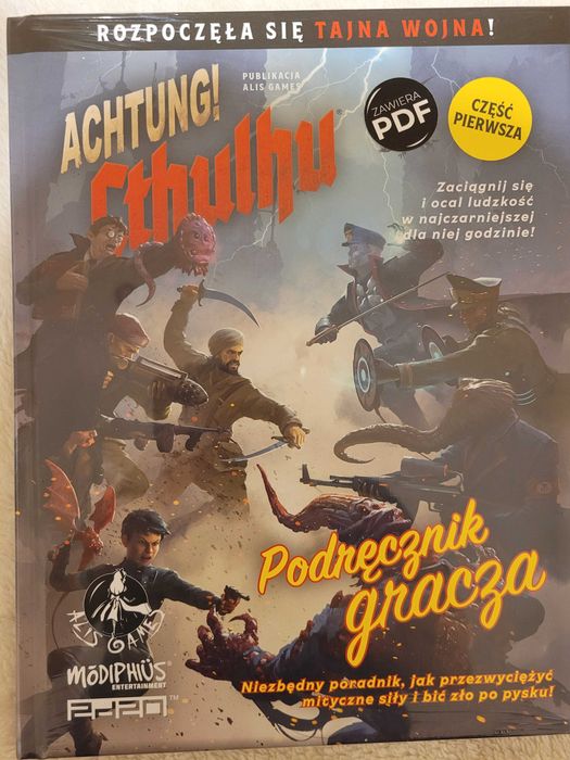 Achtung Cthulhu ZESTAW - NOWY/FOLIA/POLSKI/Dodadkowo wersja PDF gratis w środku