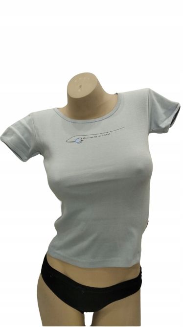 Koszulka Damska Krótki Rękaw Błękit S Top Secret