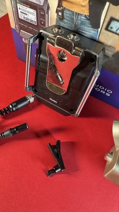 Gravador de Audio Zoom F1-LP  Com Lapela | Zoom XYH-6 XY Microphone