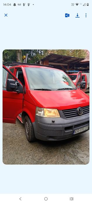 VW  T5. 6 osobowy paka