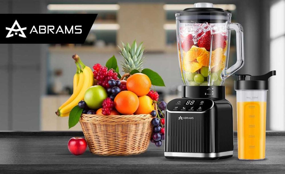 Blender Kielichowy 1500W Mikser 1,5l Bidon 600Ml Ostrza Tytanowe