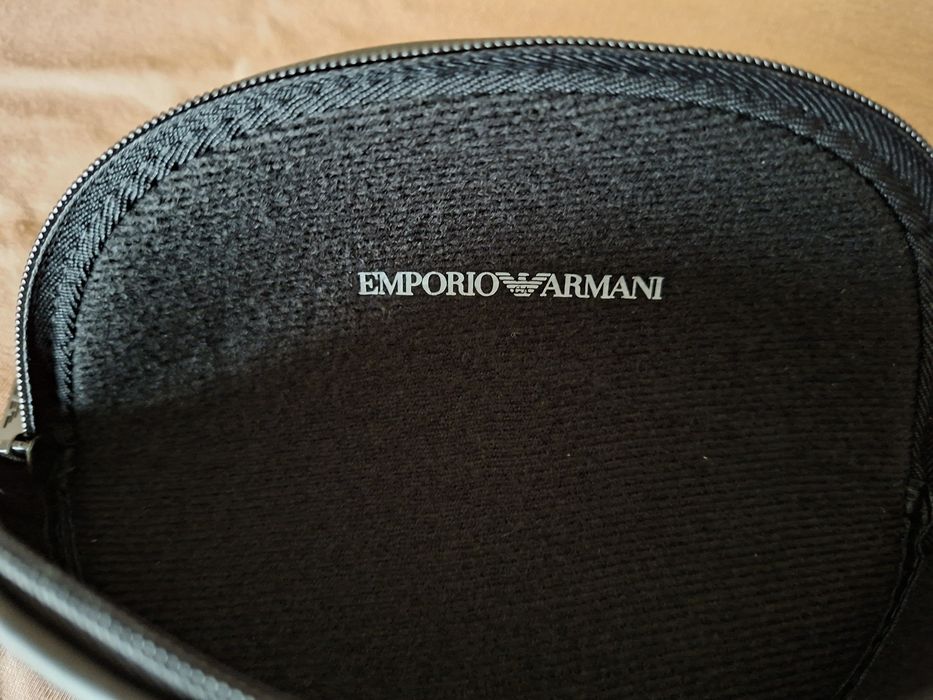 Etui na okulary Emporio Armani miękkie