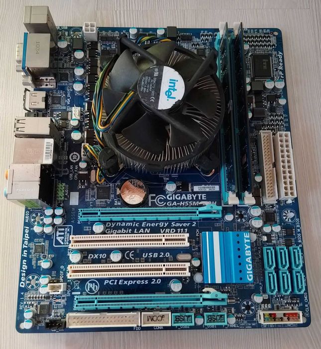 Комплект для ПК на Intel Core i5 750 (s1156) + 8 GB DDR3 + кулер