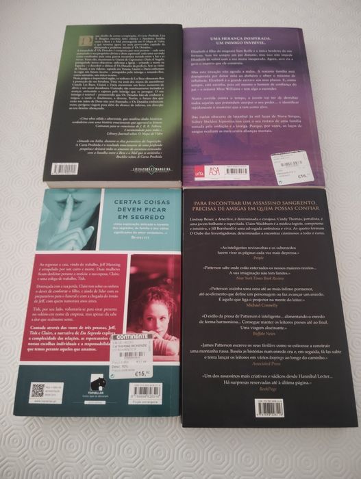Livros de Romance e Mistério Novos