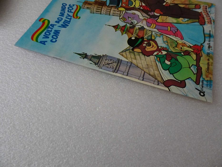 Caderneta de cromos vazia - A volta ao mundo com Willy Fog