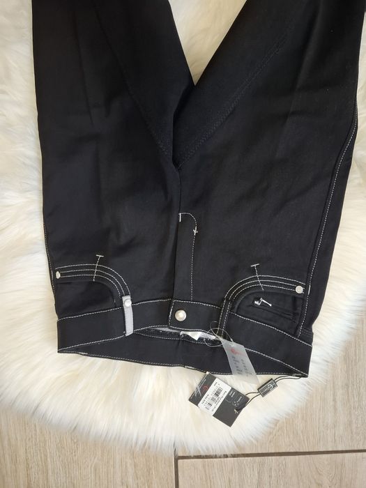 Bryczesy i legginsy jeździeckie Covalliero letnie czarne granatowe roz