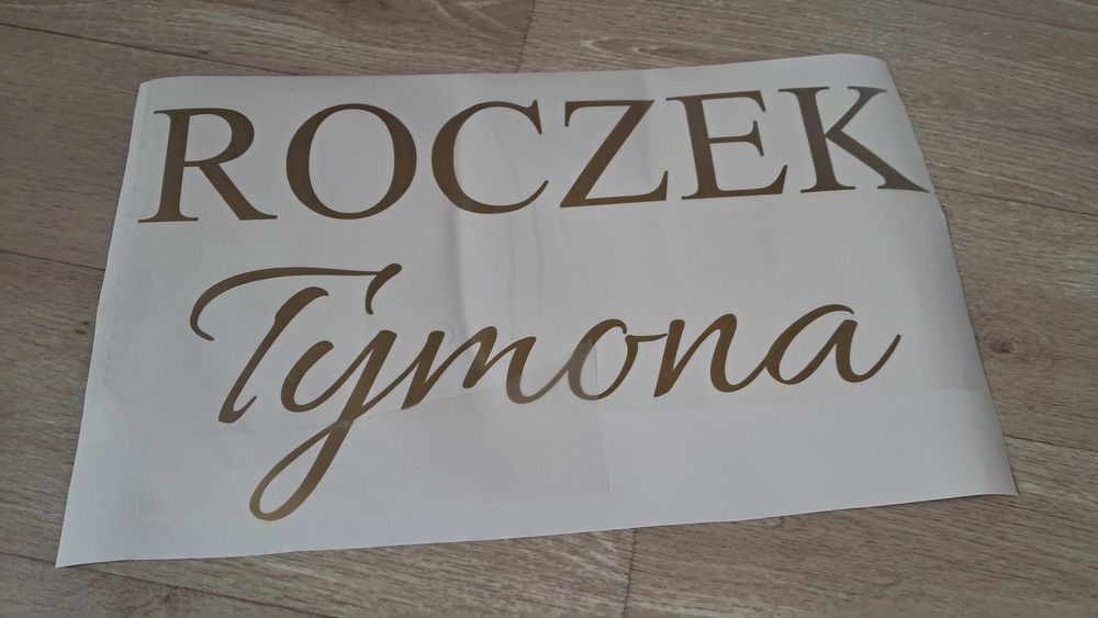 Naklejka roczek naklejka na ściankę dekoracja na roczek