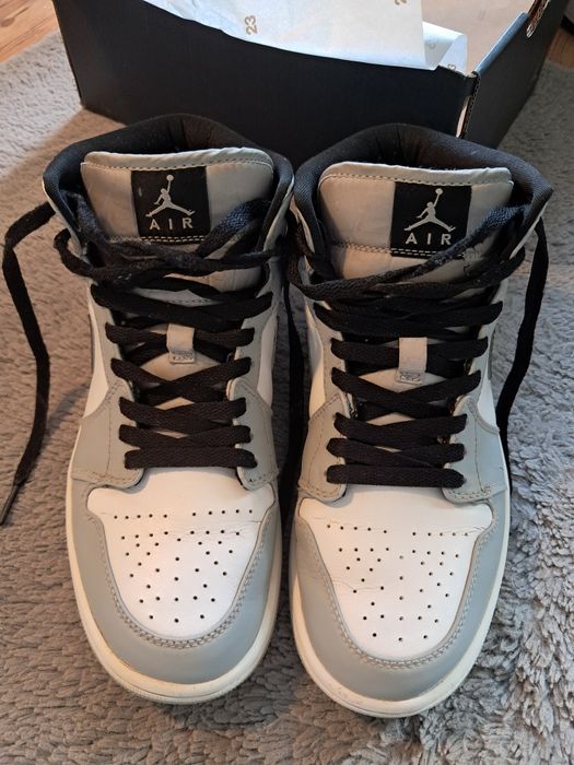 Buty damskie Jordan 1 retro szare light smoke