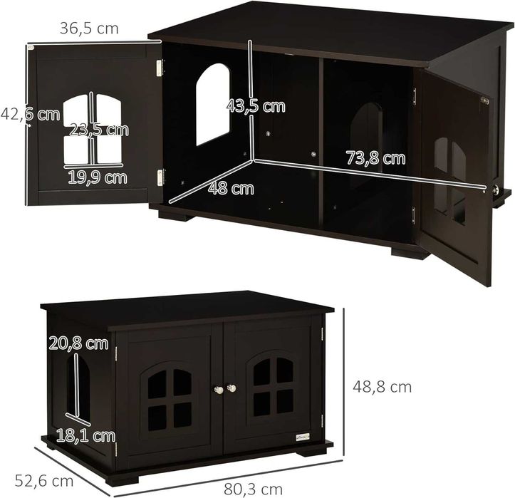 Casota cama gato ou cão ou para esconder caixa areia NOVO ENVIO GRÁTIS