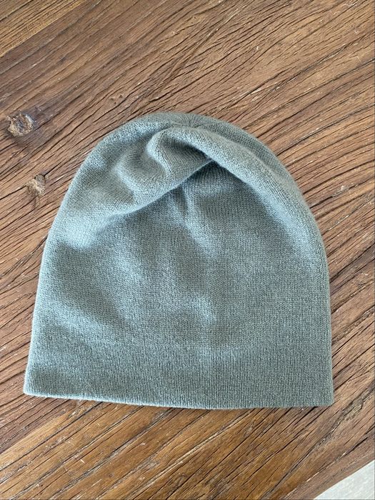 Czapka 100% kaszmir BUBO Minou Cashmere / oliwkowa