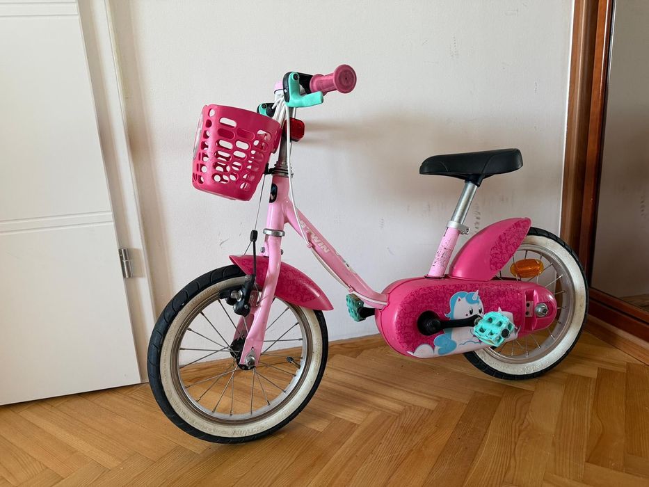 Rower dziecięcy Btwin unicorn 500, koła 14 cali