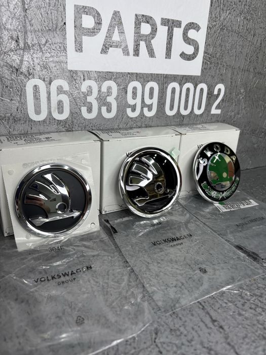 Логотип значок ORIGINAL Skoda Octavia | Superb 2 | Fabia Rapid