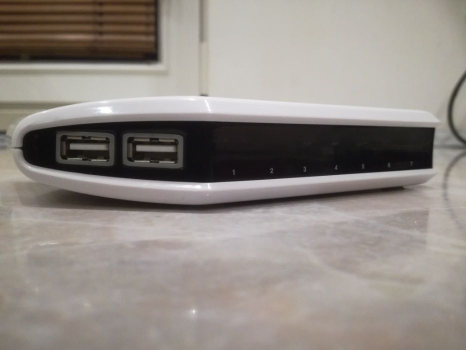 Hub USB 2.0, 7 portów, IOGEAR