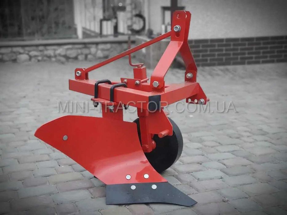 Міні-трактор Булат 185Х з триточкою, польський плуг, фреза широкі шини