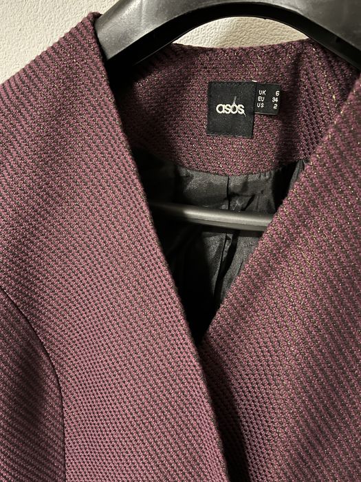 Плаття піджак сукня жакет подовжений asos xs