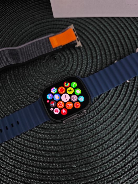 Smartwatch HK Ultra2 Max – AMOLED, połączenia, sport, zdrowie – NOWY