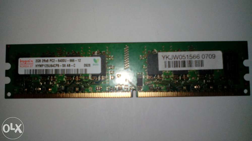 Memória RAM 2gb 2rx8 pc2 Nova