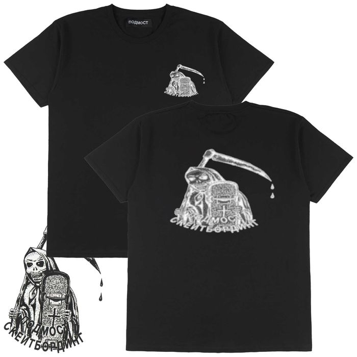 Новая Футболка Подмост Скейтбординг Optimus gang гоша рубчинский