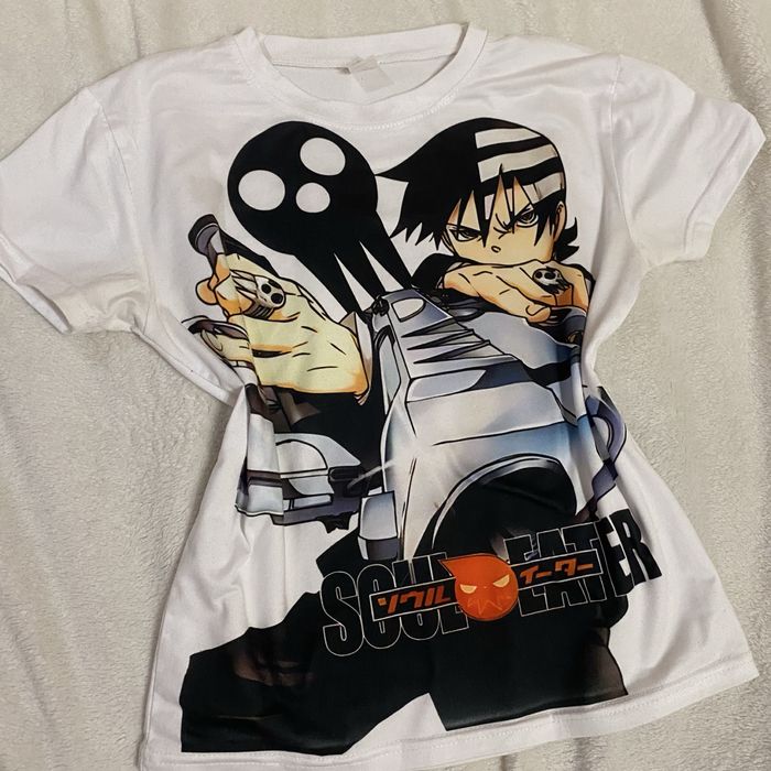 Аніме футболка SOUL EATER y2k топ grunge anime emo емо у2к