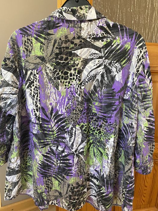Koszula damska z kolnierzykiem rekaw 3/4 XL C&A