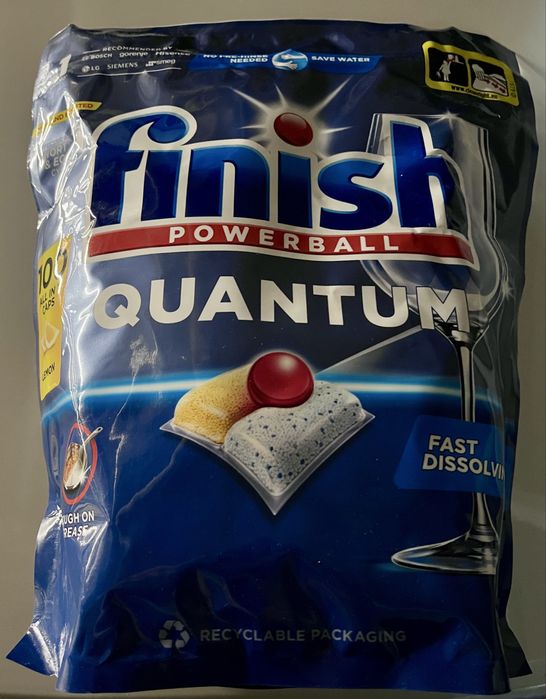 Tabletki do zmywarki Finish Quantum, 100 sztuk.