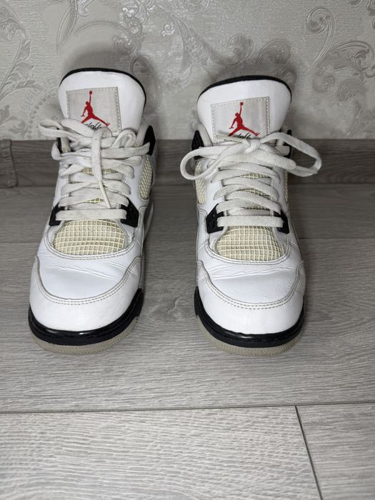 Кросівки шкіряні nike air jordan 4 retro