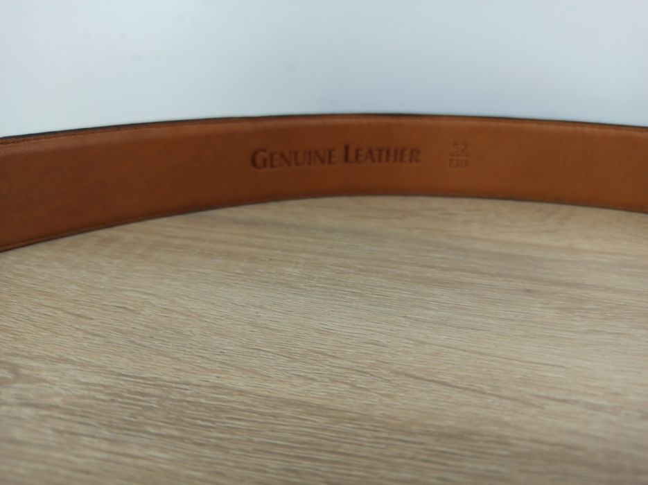Pasek skórzany firmy Genuine Leather