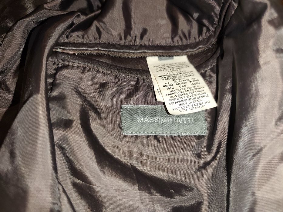 Casaco Masculino de Pele - Massimo Dutti.