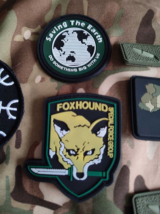 Патчі ПВХ Шеврони з ліпучкою Гумові