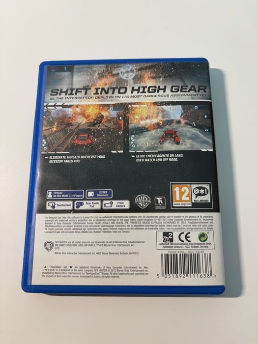 Spy Hunter - Jogo PS Vita