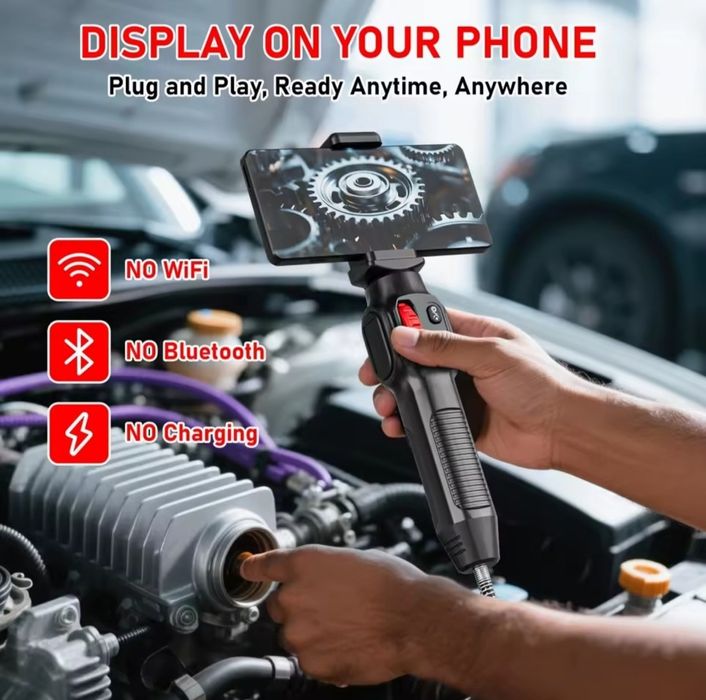 ‼️Поворотний ендоскоп•3,9 мм•1 м‼️