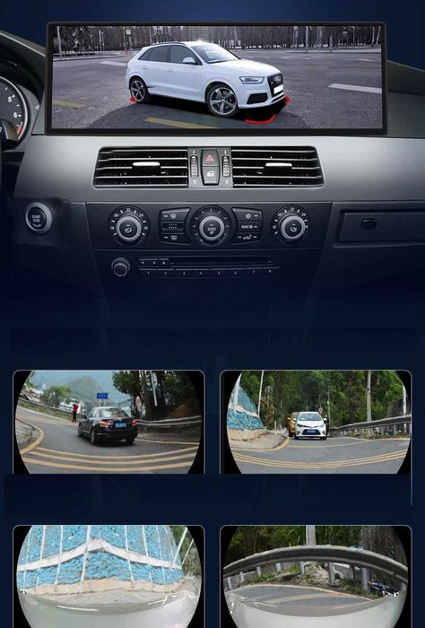 CarPlay Android Auto Radio GPS Nawigacja DAB+ Opcja WiFi 4G USB MP3 YouTube Bluetooth Android BMW 3  E90 E91 E92 E93 14,9 cala