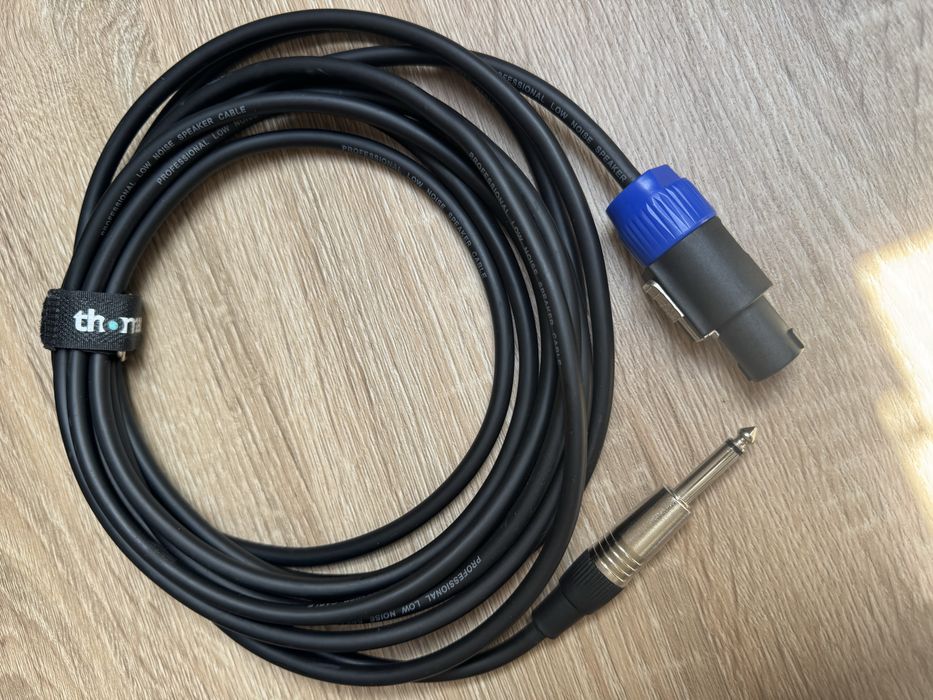 Cabo de coluna Speakon para Jack 6,3 mm — the sssnake / Thomann — 5 m+