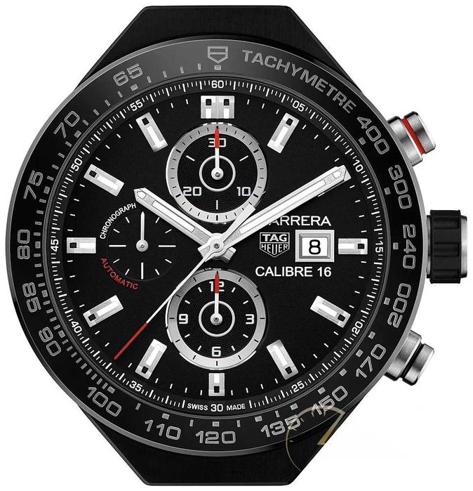 Zegarek TAG Heuer Modular 45 Mechanical Module Calibre 16 ACBF2A80 Chrono Certyfikat 2 paski box Komplet !