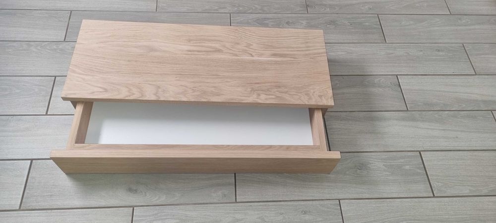 Konsola/szafka nocna z litego dębu