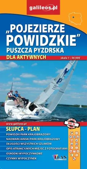 Pojezierze Powidzkie, Puszcza Pyzdrska. Mapa 1:56 000. Plan. Nowy Produkt