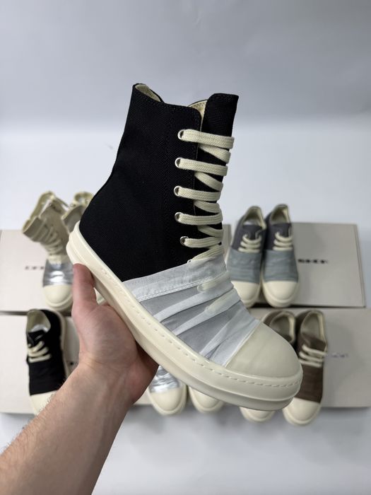 Нові Кеди Rick Owens Ramones Wrap DRKSHDW/Hustler Ramones/size 38-45/ Преміум якість!