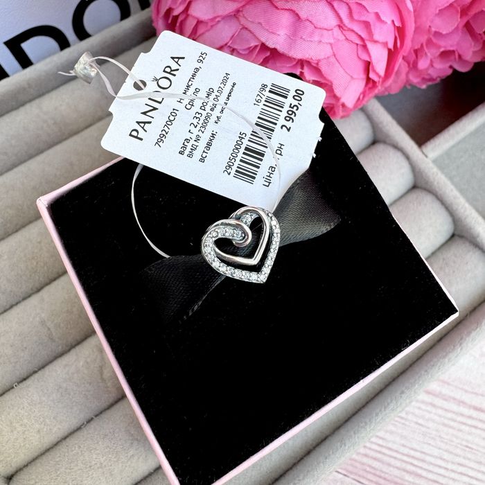 Шарм Pandora, Намистина нова оригінал Пандора Підвіска срібло бусина